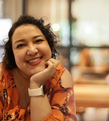 Foto de Paula Junqueira, psicóloga